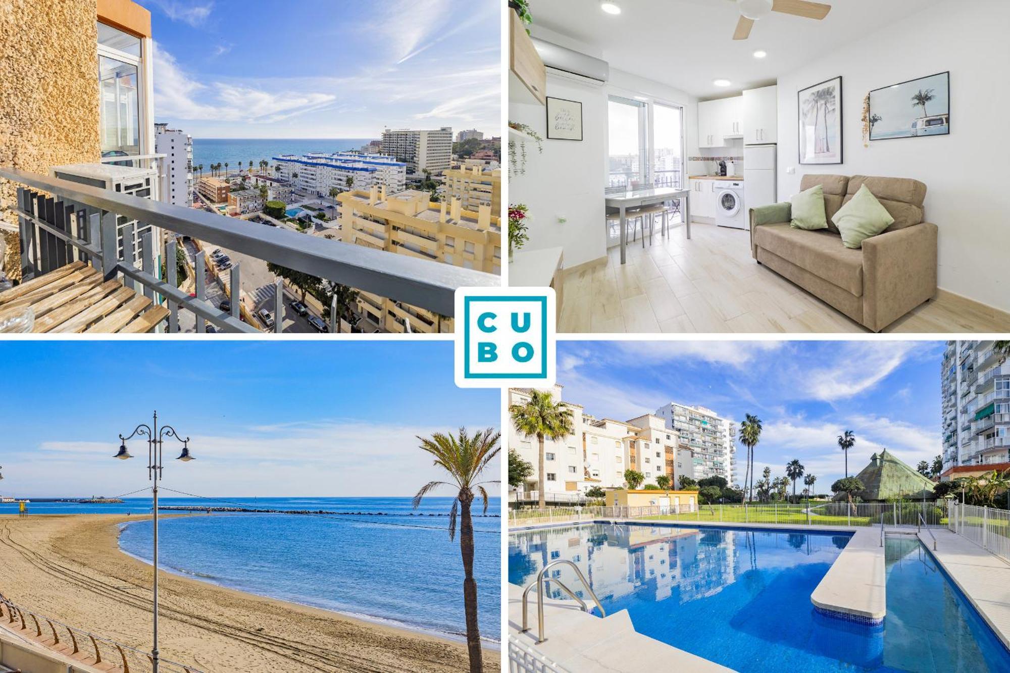 Apartment Cubo's Sea View First Line Maite Study Benalmádena