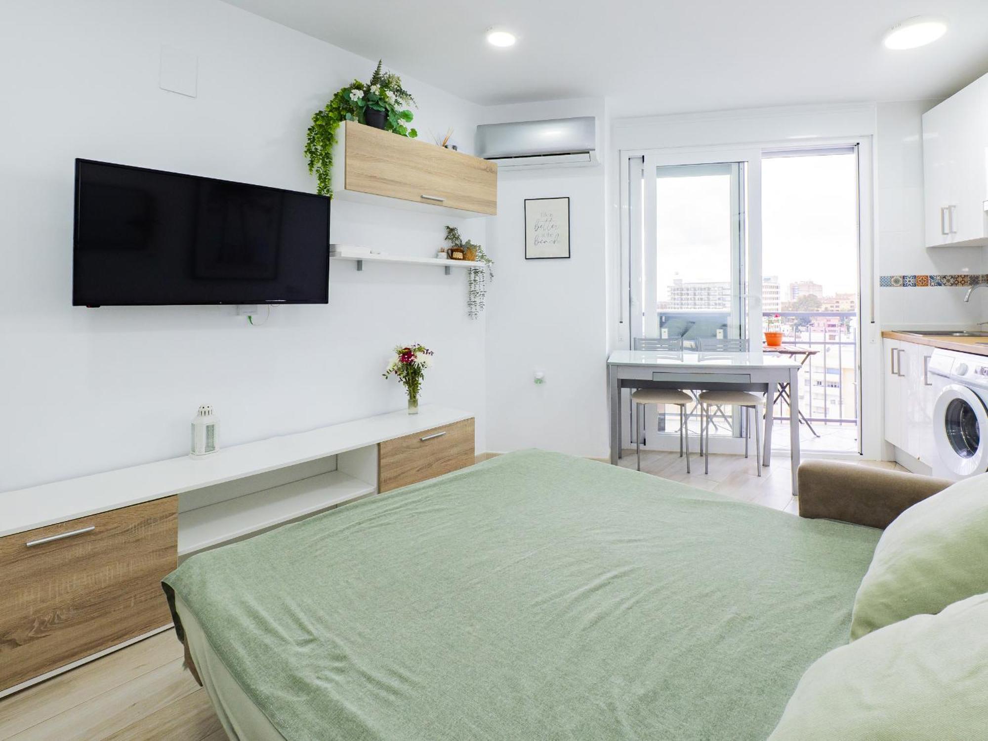 Cubo's Sea View First Line Maite Study Apartment *